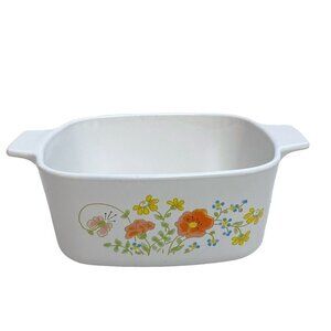 Wildflower Poppy Corning Ware Casserole  1 1/2 Quart